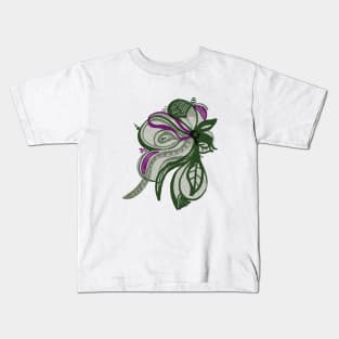 Flower violet Kids T-Shirt